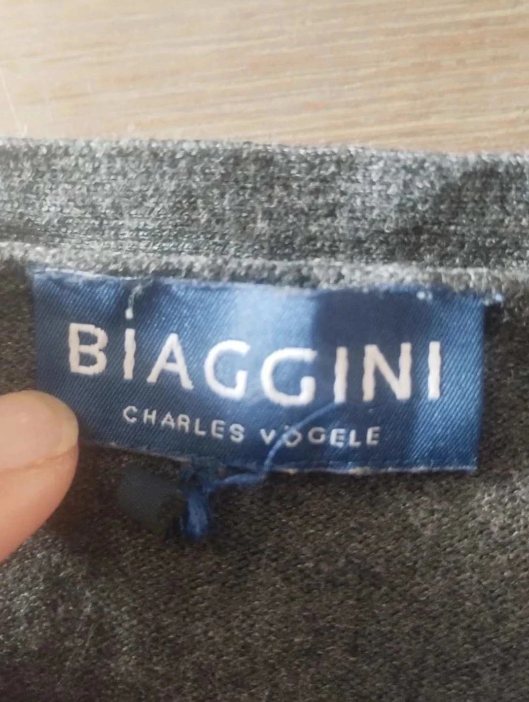 Grijze cardigan, Biaggini (Charles Vogele), unisex, T40/42 – photo 4